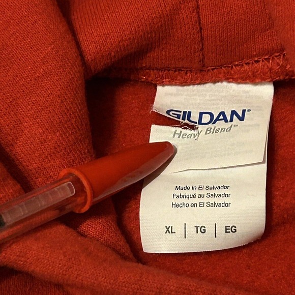 Gildan Georgia Hoodie Mens size XL The Peach State USA Dadcore - Picture 3 of 16
